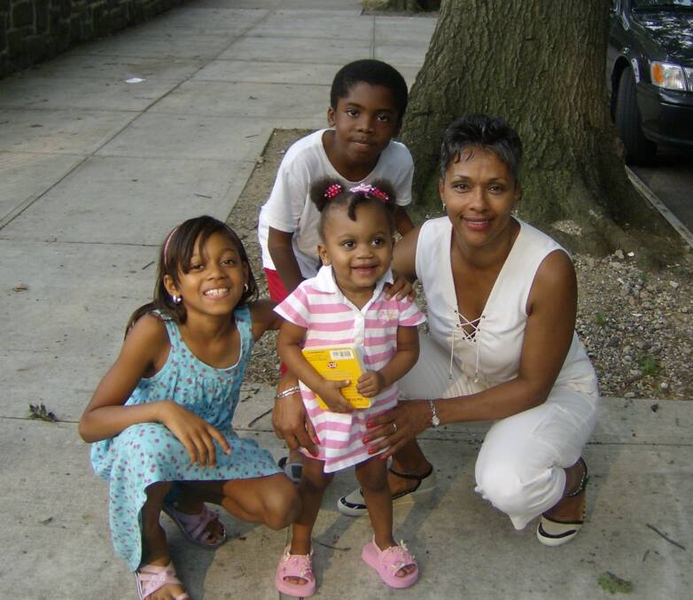 Mi'ma with grandson Deshawn