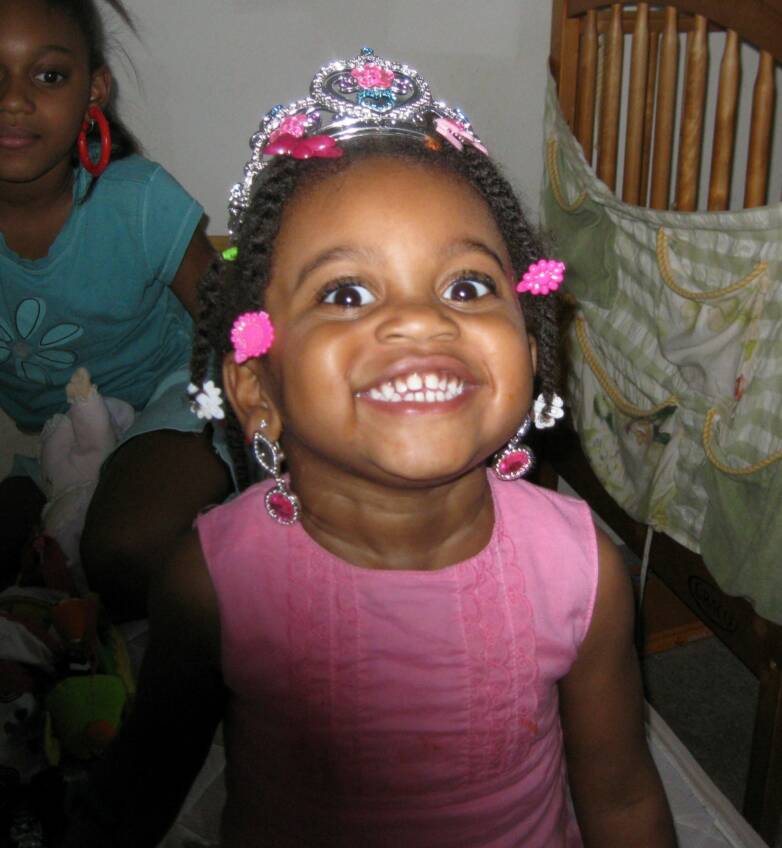 Princess Mi'Kara on her 3rd b-day