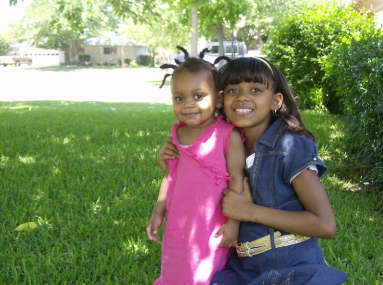 And she's a great big sis!